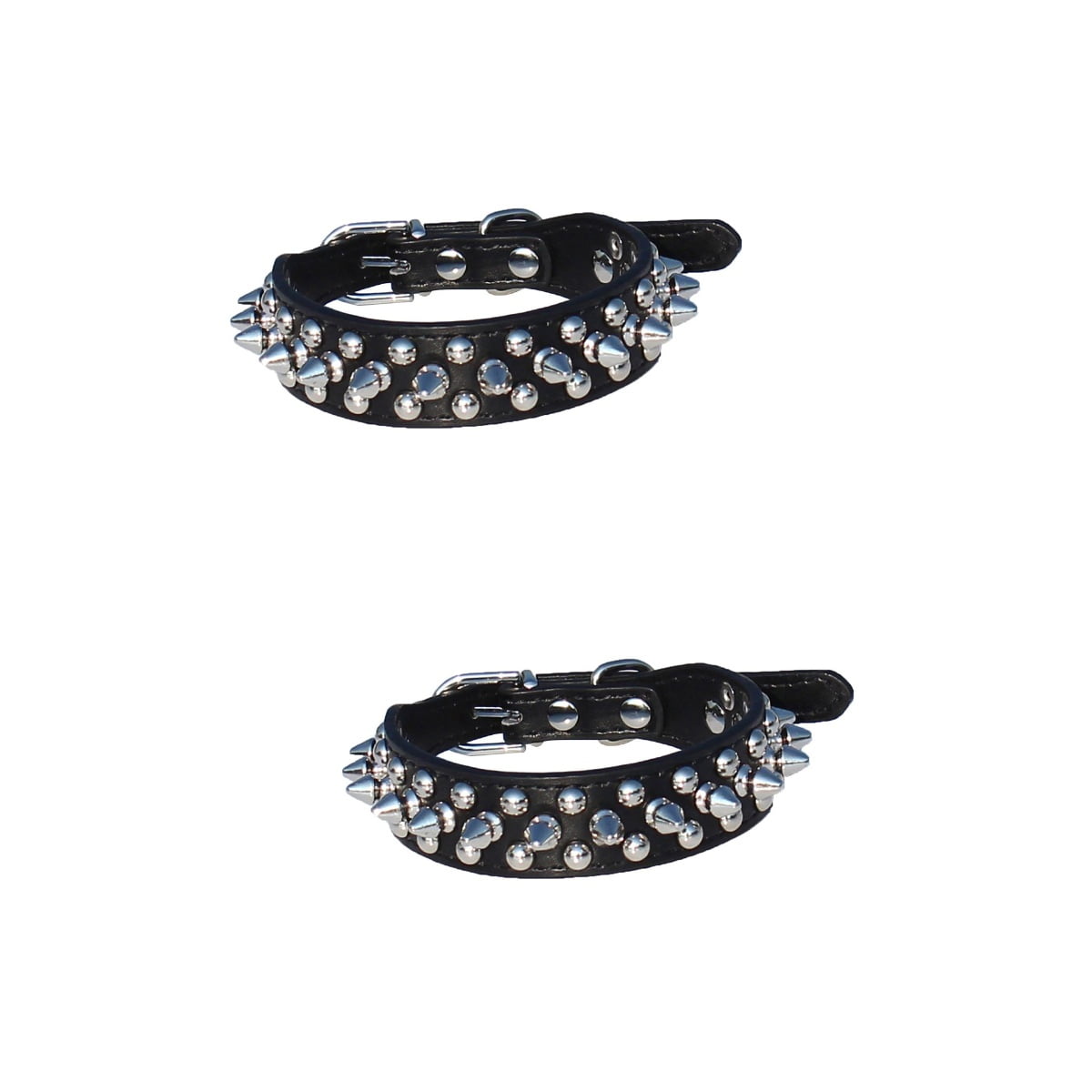 2 PCS Dog Chain Collars Small+dog+collar Choke for Dogs Tiny French Bulldog Spiky Adjustable Pet V1189-WXFWAL-20260326-02945