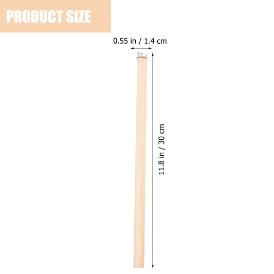 Wooden Parrot Standing Pole 5PCS Bird Perches for Cage, Bird Cage Accessories, Climbing Perch Stand for V1189-WXFWAL-20260326-02946