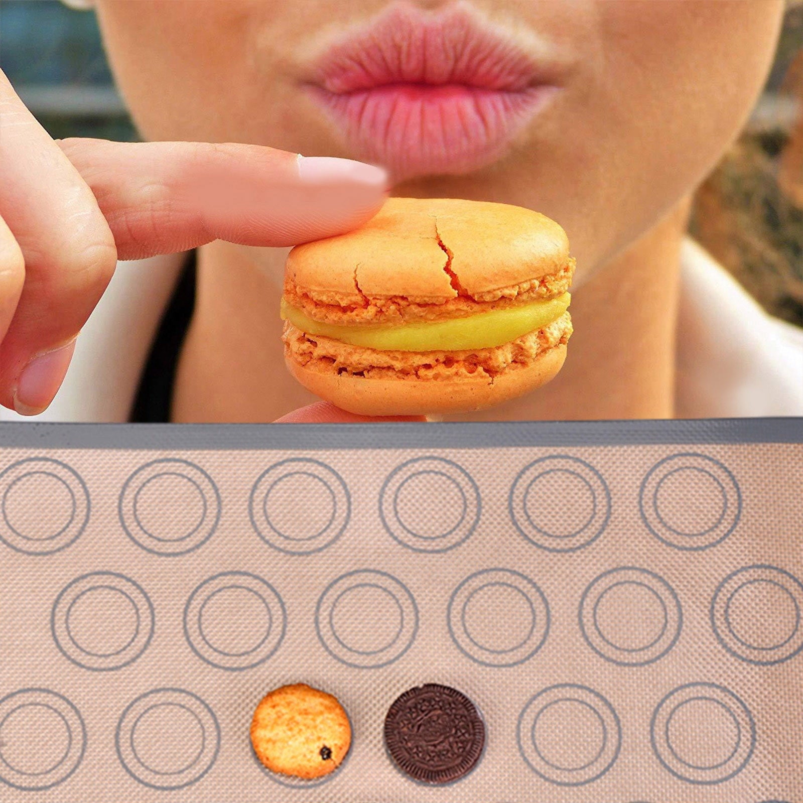 Chmadoxn Baking Mats Cookies Sheet, Non-Stick Mats for Baking, Easy Clean & Reusable Oven Baking Sheet for V1189-WXFWAL-20260326-02948
