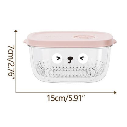 Darzheoy Fridge Berry Storage Container with Lids with Strainer, Plastic Fresh Produce Saver Keeper for V1189-WXFWAL-20260326-02958