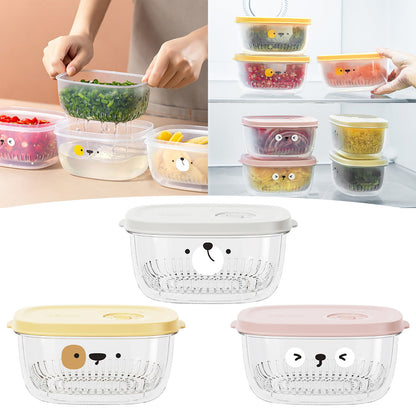 Darzheoy Fridge Berry Storage Container with Lids with Strainer, Plastic Fresh Produce Saver Keeper for V1189-WXFWAL-20260326-02958