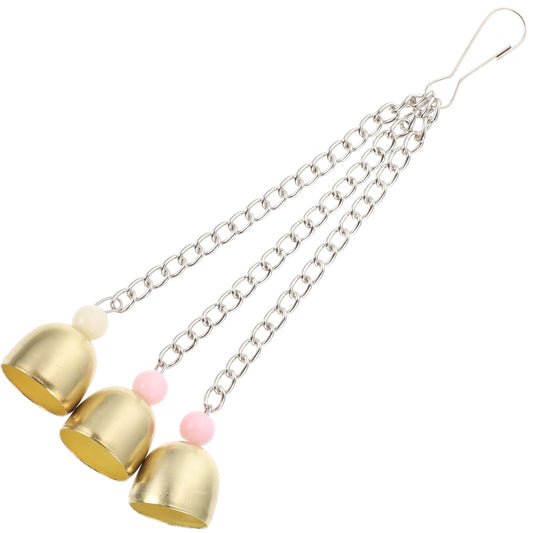 Rattle The Bell Parrot Toy for Large Birds - Stainless Steel Cage Decor for Parakeets, Cockatiels, and Small V1189-WXFWAL-20260326-02978