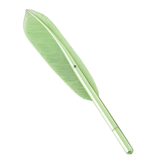 Darzheoy Feather Ballpoint Pens Black Ink Natural Feather Quill Ballpoint Pen for Office, Retro Quill Writing V1189-WXFWAL-20260326-02988