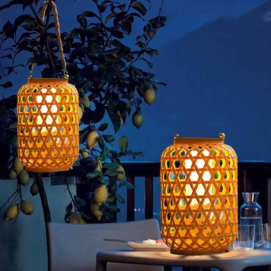 Kdkad Solar Lanterns Outdoor Hanging Lantern Lights, Hollowed-Out Metal Decor Lantern, LED Decorative Garden V1189-WXFWAL-20260326-03014