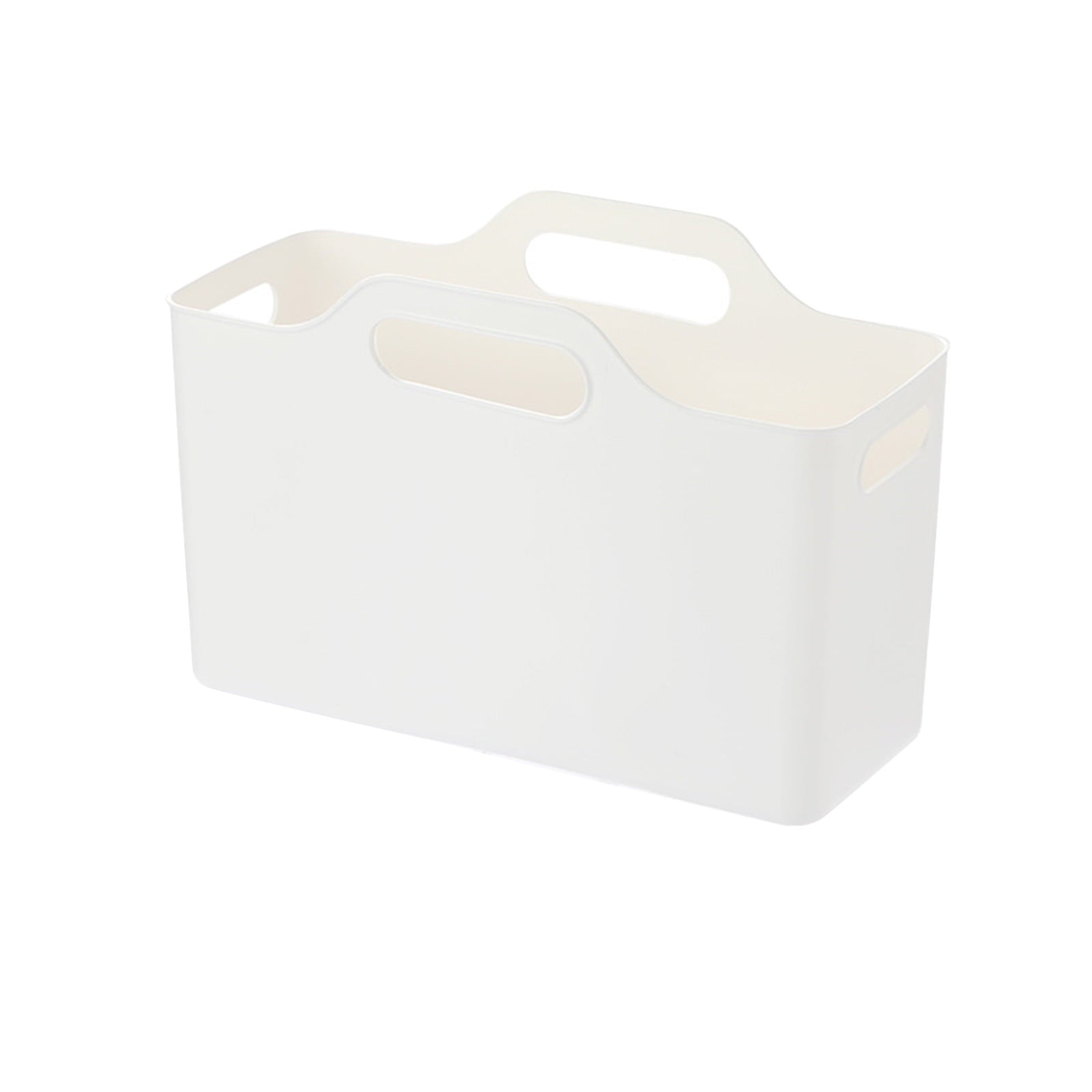 Kdkad White Plastic Storage Basket, Bins for Organization and Storage, Versatile Home Edit Containers,11 Inch V1189-WXFWAL-20260326-03021