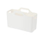 Kdkad White Plastic Storage Basket, Bins for Organization and Storage, Versatile Home Edit Containers,11 Inch V1189-WXFWAL-20260326-03021