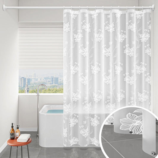Kdkad Shower Curtain, 31.5x71 Inch Shower Curtain Liner, Waterproof Plastic Shower Liner, Cute Lightweight V1189-WXFWAL-20260326-03029