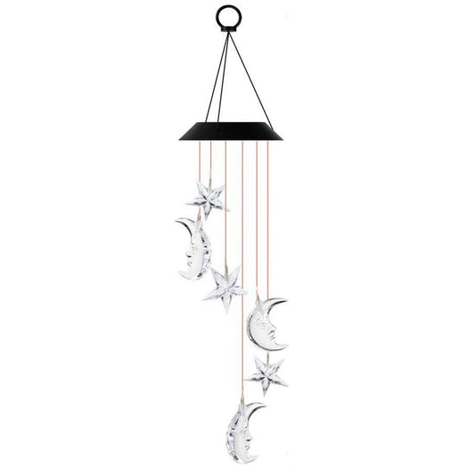 Darzheoy Solar Wind Chimes Outdoor, Color Changing Solar Mobile Wind Chime Waterproof Solar Powered LED V1189-WXFWAL-20260326-03054