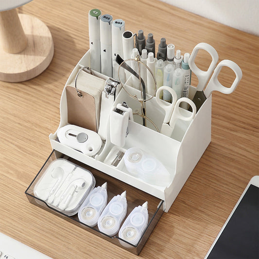 Kdkad Drawer-type Plastic Desktop Storage Box, Small Desktop Organizer, Plastic Storage Box, Desk Storage V1189-WXFWAL-20260326-03065