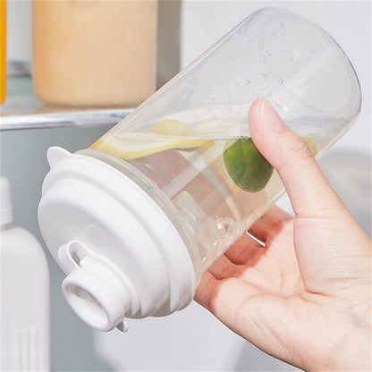 Darzheoy 1L Plastic Pitcher with Lid BPA-Free Eco-Friendly Pitcher Mix Drinks Water Pitcher for Hot/Cold V1189-WXFWAL-20260326-03100