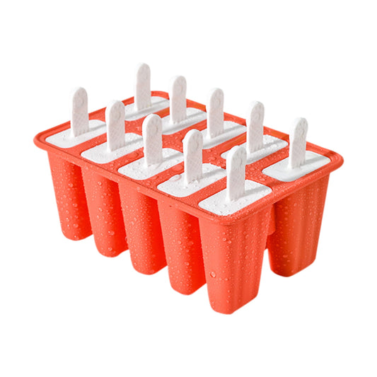 Darzheoy Popsicle Mould, Popsicle Molds 10 Pieces Silicone Ice Molds BPA Free Popsicle Mold Reusable Easy V1189-WXFWAL-20260326-03105