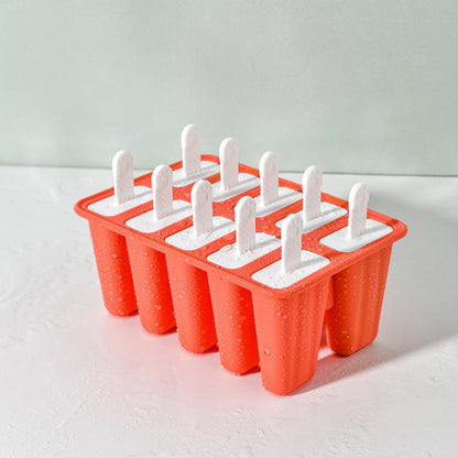 Darzheoy Popsicle Mould, Popsicle Molds 10 Pieces Silicone Ice Molds BPA Free Popsicle Mold Reusable Easy V1189-WXFWAL-20260326-03105
