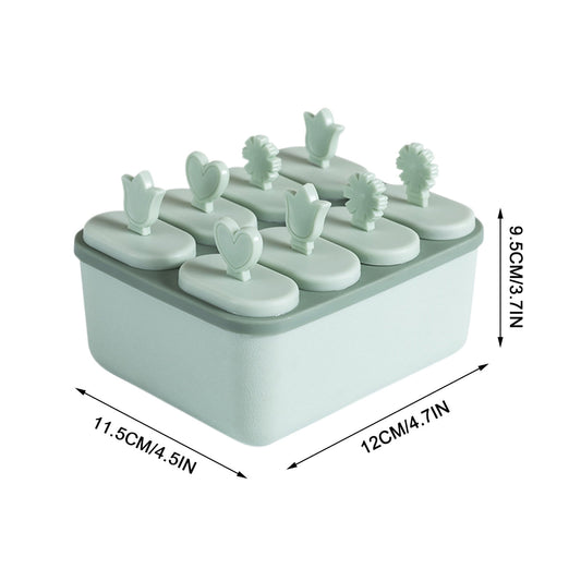 Darzheoy Popsicles Molds, 8 Piece Ice Mold, Reusable Easy Release Ice Cream Mold for kids, Homemade Popsicle V1189-WXFWAL-20260326-03107