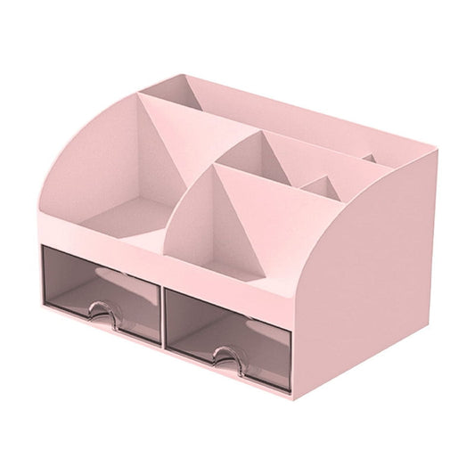Kdkad Desk Organizer with Drawers, 2 Drawer Desktop Plastic Storage, Rectangular Office Stationery Supplies V1189-WXFWAL-20260326-03113