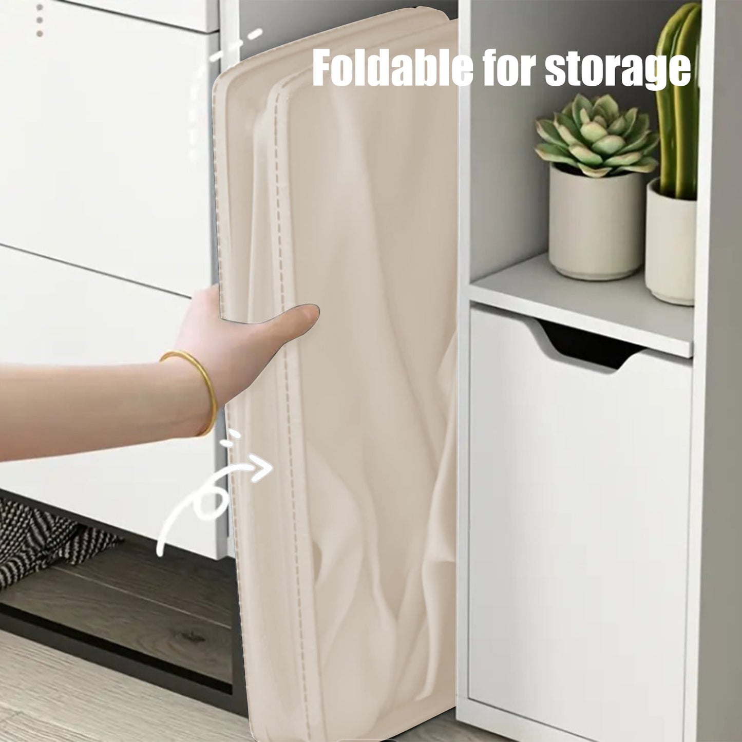 Darzheoy Laundry Baskets with Wheels and Handle, Collapsible Laundry Baskets, Clothes Laundry Basket with V1189-WXFWAL-20260326-03134