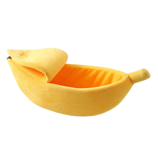 Darzheoy Banana Pet Bed, Cute Funny Fruit Bed with Removable Cushion for Dogs, Indoor Cats, Rabbits, Small V1189-WXFWAL-20260326-03174