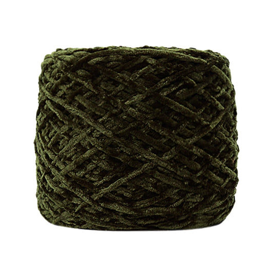 Chmadoxn DIY Velvet Chenille Yarn,Bulky Luxury Chenille Yarn for Crochet Hat Scarf Navy V1189-WXFWAL-20260326-03193