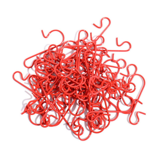 AYktou 50 Pack Christmas Ornament Hooks 0.47*1.18in Stainless Steel S-Shaped Hangers for Christmas Tree V1189-WXFWAL-20260326-03202