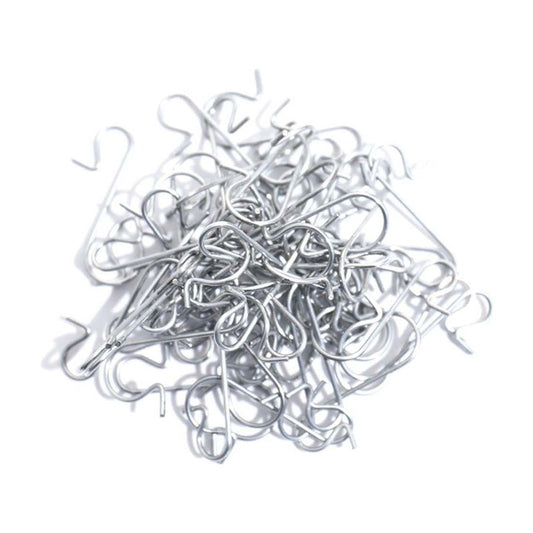 AYktou 50 Pack Christmas Ornament Hooks 0.47*1.18in Stainless Steel S-Shaped Hangers for Christmas Tree V1189-WXFWAL-20260326-03203