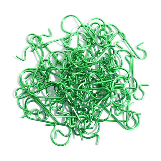 AYktou 50 Pack Christmas Ornament Hooks 0.47*1.18in Stainless Steel S-Shaped Hangers for Christmas Tree V1189-WXFWAL-20260326-03205