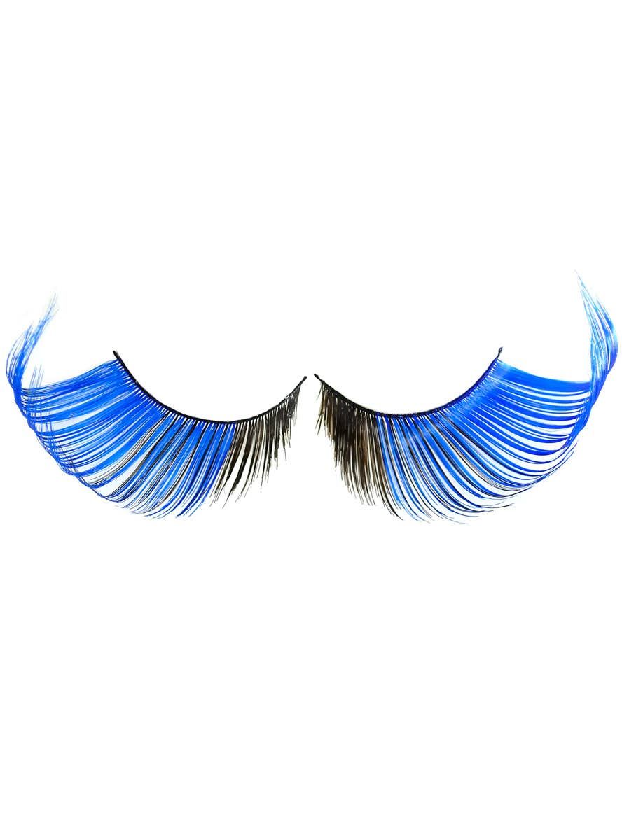 Jumbo Blue and Black Winged False Eyelashes V1191-E-LW-09002