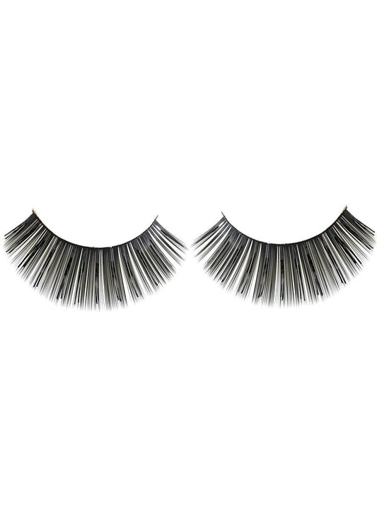Long Black False Eyelashes with Tinsel Highlights V1191-E-LW-09007