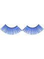 Long Blue False Eyelashes with Silver Tinsel V1191-E-LW-09012