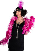 Two Tone Pink Feather Boa Costume Accessory V1191-E-YF-04071
