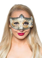 Edwardian Black and Ivory Adults Masquerade Mask V1191-E-ZJ-07117