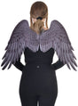 Feather Print Black and Grey Angel Costume Wings V1191-HC-MQ-04052