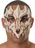 Foam Dragon Skull Half Mask Halloween Accessory V1191-HC-MQ-07282