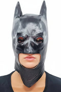 Bat Hero Womens Black Latex Costume Mask V1191-HC-MQ-07283