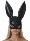 Sultry Black Bunny Half Mask Costume Accessory V1191-HC-MQ-07291