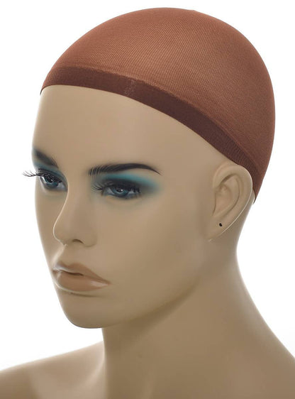 Midnight Collection 2 Pack Brown Stocking Fabric Wig Cap V1191-HC-QJJ-04227