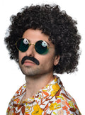 1970s Detective Mens Natural Black Afro Costume Wig V1191-HC-YG-05345-D