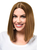 Natural Brown Womens Deluxe Heat Resistant Bob Costume Wig V1191-HC-YG-05488