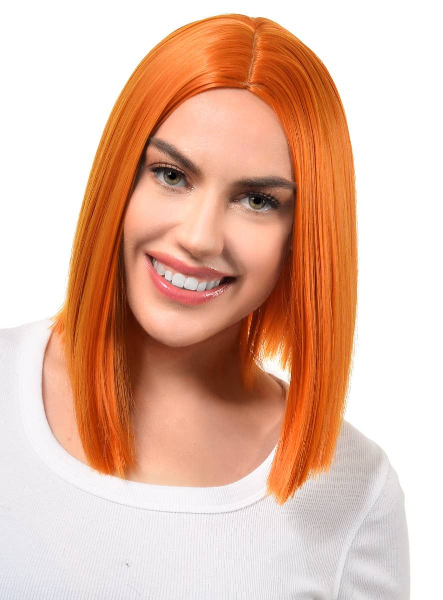 Ginger Womens Deluxe Heat Resistant Bob Costume Wig V1191-HC-YG-05490