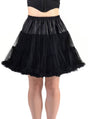 Deluxe Fluffy Black Thigh Length Womens Petticoat V1191-HC-ZT-03053-STANDARD