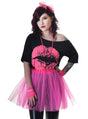 Hot Pink Womens 80s Costume Tutu V1191-HC-ZT-03054