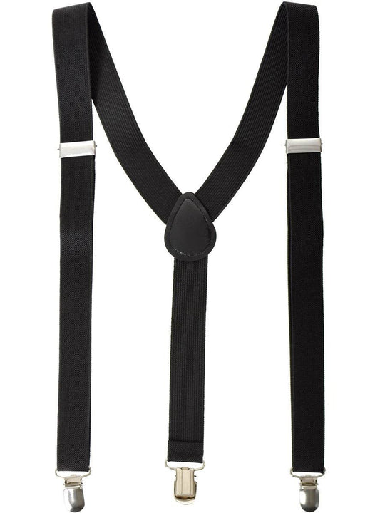 Adjustable Stretchy Black Costume Suspenders V1191-HC-ZT-04094