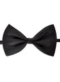 Classic Black Satin Adjustable Costume Bow Tie V1191-HC-ZT-04095