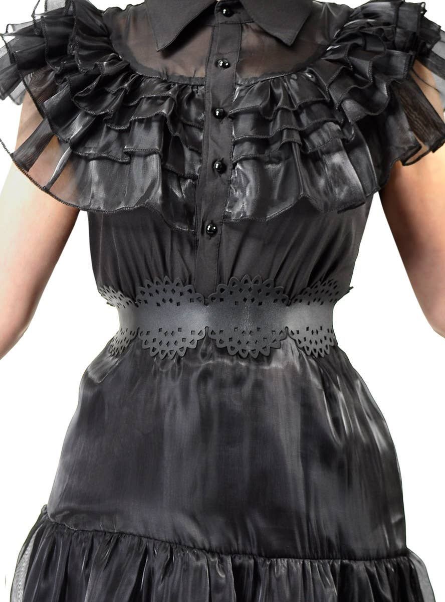 Decorative Womens Black Wednesday Addams Costume Belt V1191-HC-ZT-04116-2X
