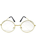Round Gold Frame Clear Lens Costume Glasses V1191-HC-ZT-04121
