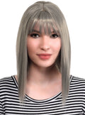 Concave Deluxe Silver Bob Womens Fashion Wig with Skin Top Part V1191-HC-ZT-05319