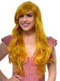 Ryleigh Long Wavy Golden Ginger Womens Costume Wig V1191-HC-ZT-05407