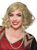 Deluxe Short Blonde 1930s Movie Star Womens Costume Wig V1191-HC-ZT-05469
