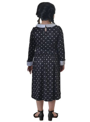 Wednesday Addams Girls Halloween Costume and Bag V1191-K-HC-ZT-0106156-6-8