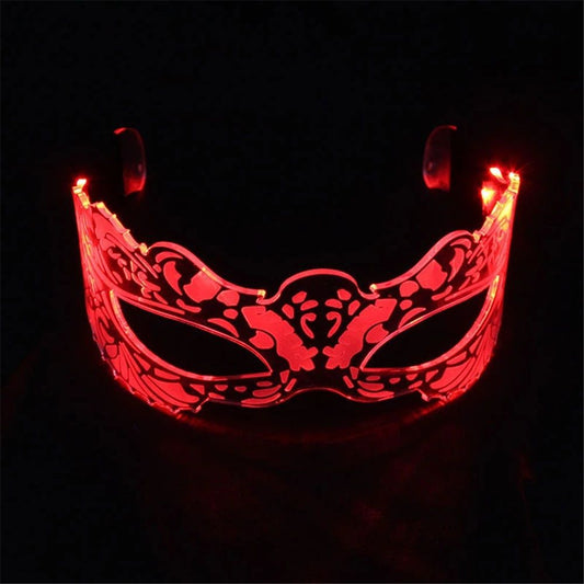 Light Up Glasses For Parties Led Glasses For Kids Adult Masquerade Mask Cosplay Costume,Rave V1192-AZ-W-0003