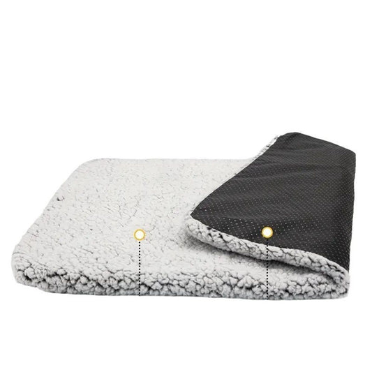 Self Warming Cat Bed Self Heating Cat Dog Mat 40*50cm Extra Warm Thermal Pet Pad Removable Cover Non-Slip V1192-AZ-W-0004