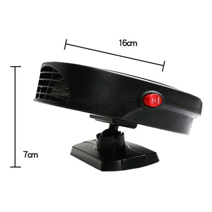 Car Heater, 12V 150W Car Fan, Car Windscreen Quick Defrost & Defog, Plug-in Cigarette Lighter, 2-in-1 Heating V1192-AZ-W-0005